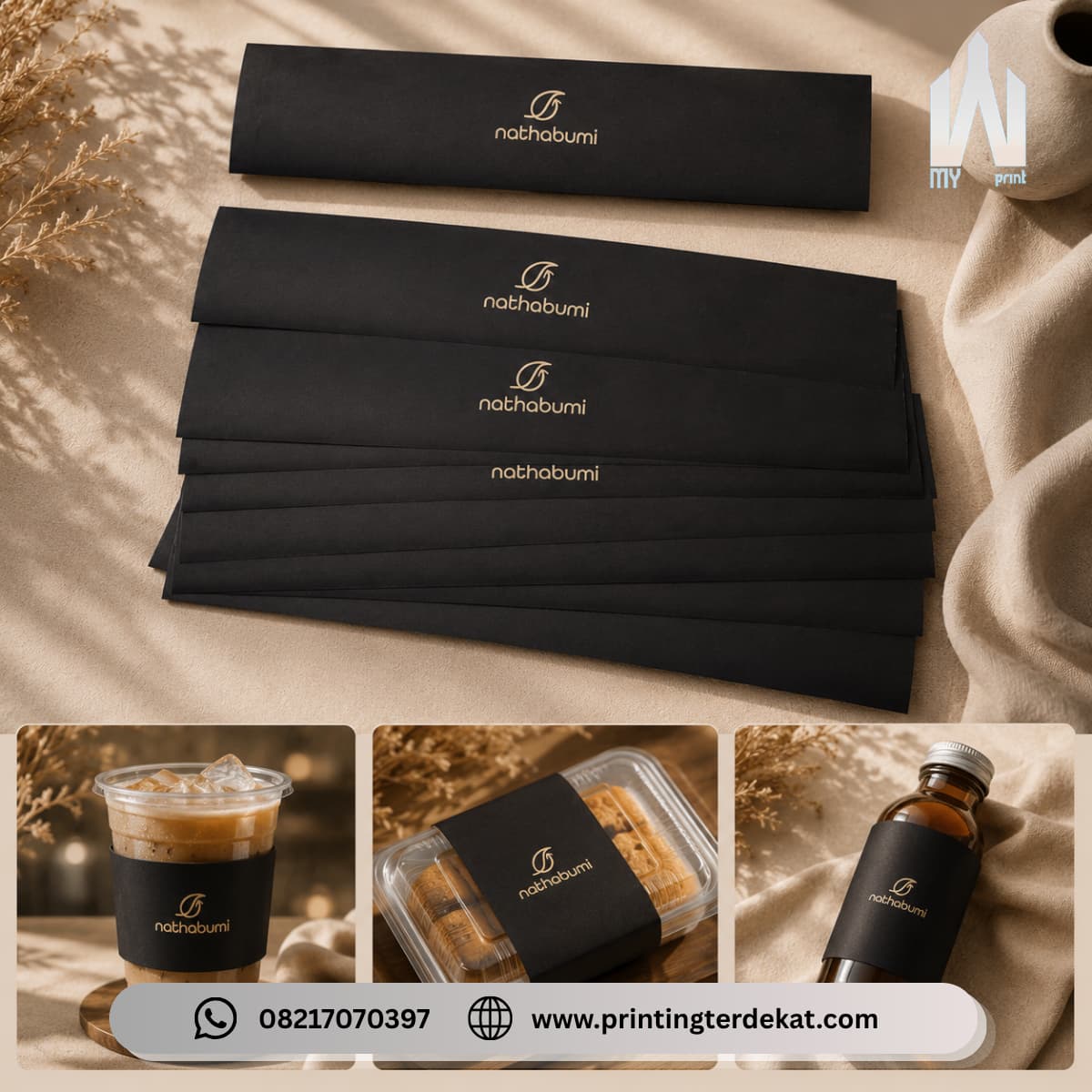 Sleeve custom untuk box produk dari My Print.